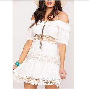 Free People Dresses - NWT Free People Cruel Intentions White Mini Dress Free People Dresses - NWT Free People Cruel Intentions White Mini Dress